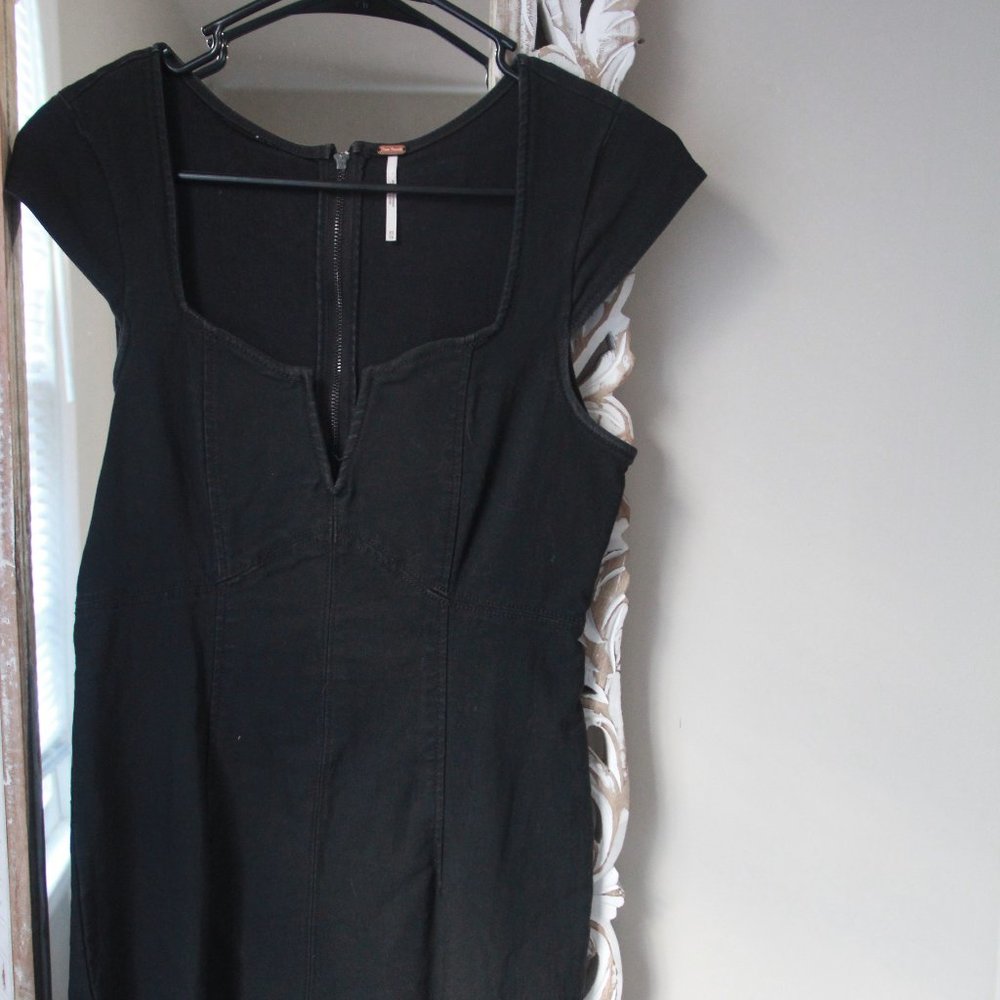 Free People XS Mini Black Dress